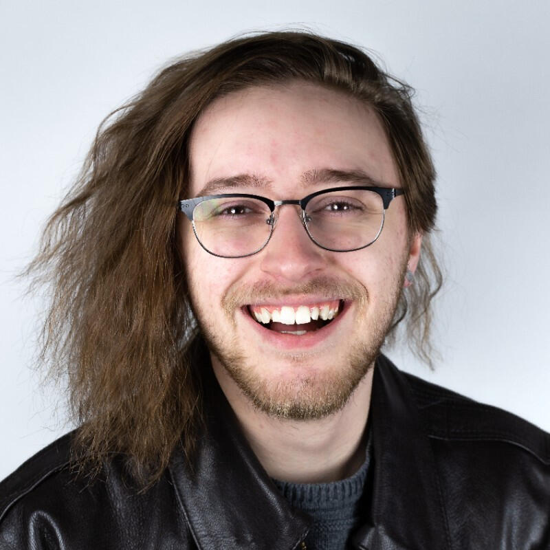 Portrait of Joey Sweener, straight cheesin'.